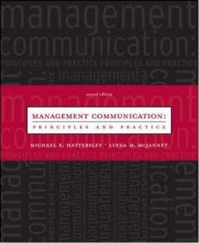Management Communication Principles And Practice 3rd Edition