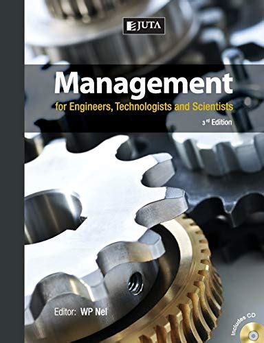 Management For Engineers Technologists And Scientists