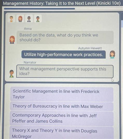 management history taking it to the next level