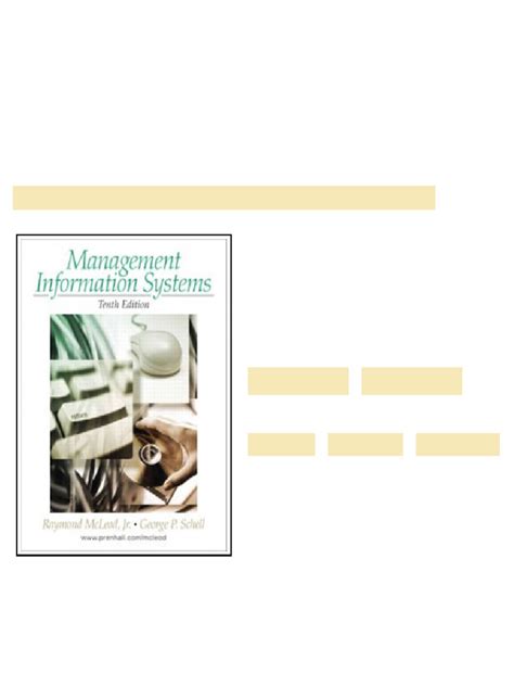 Management Information Systems Mcleod Solution