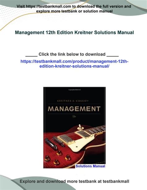 Management Kreitner 12th Edition