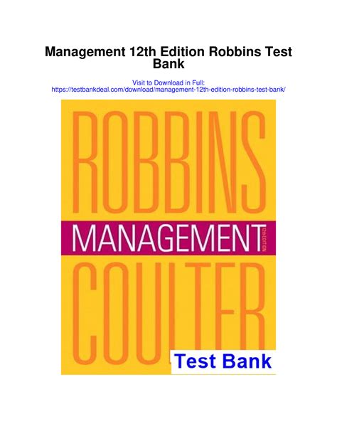management robbins 12th