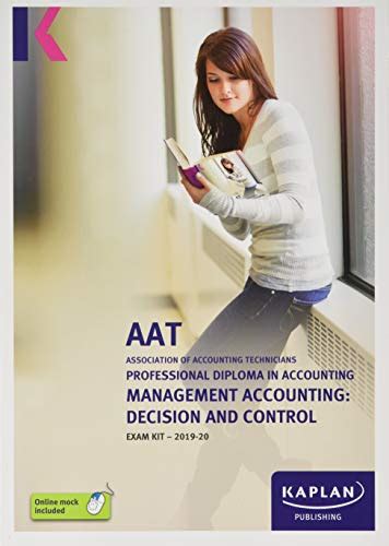 Read Management Accounting Decision And Control Exam Kit 