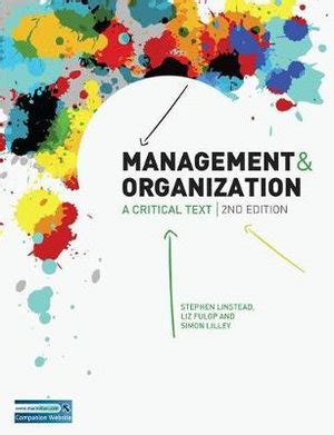 Download Management And Organisation A Critical Text Second Edition 