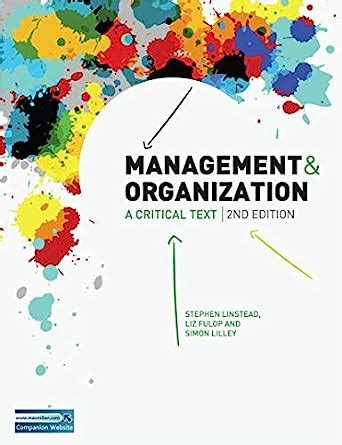 Download Management And Organisation A Critical Text Second Edition 