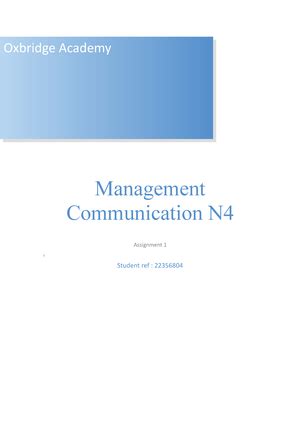 Full Download Management Communication N4 Exam Papers 