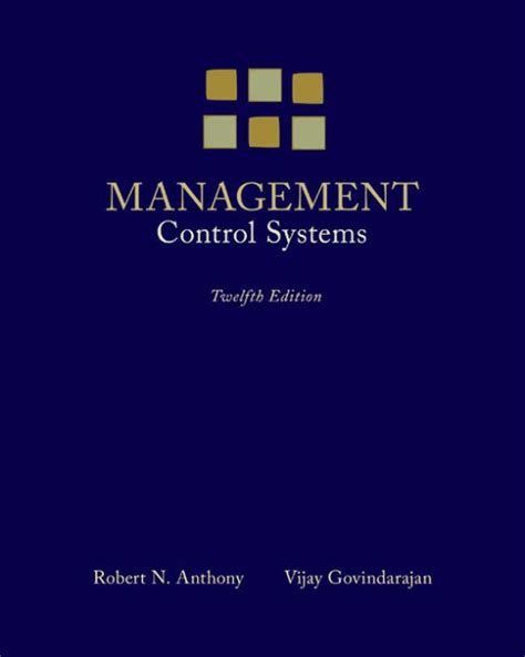 Full Download Management Control System Robert Anthony 12 Edition 