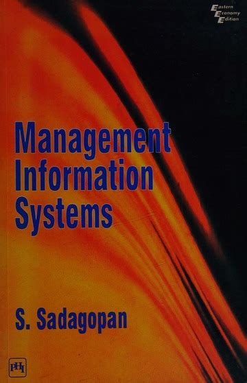 Read Online Management Information System Sadagopan Download 
