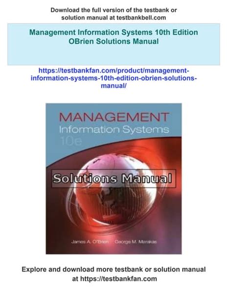 Download Management Information Systems 10Th Edition File Type Pdf 