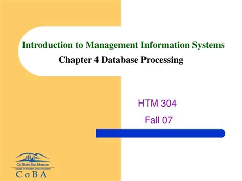Read Online Management Information Systems Chapter 4 