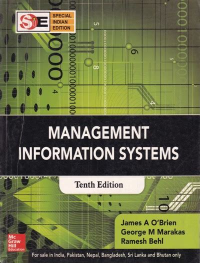 Read Management Information Systems James A Obrien 