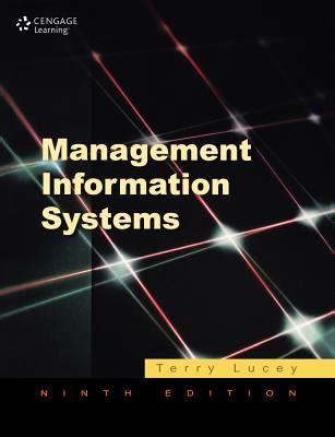 Read Online Management Information Systems Terry Lucey 