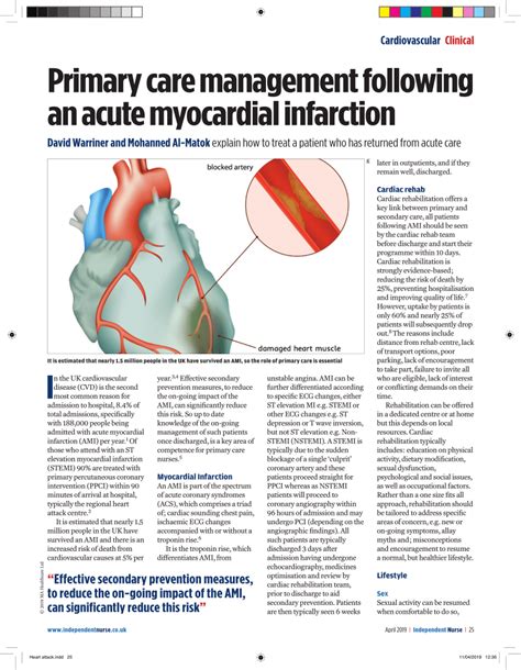 Read Management Of Acute Myocardial Infarction Researchgate 