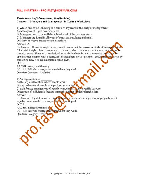 Read Management Robbins 11Th Edition Exam 7 Questions 