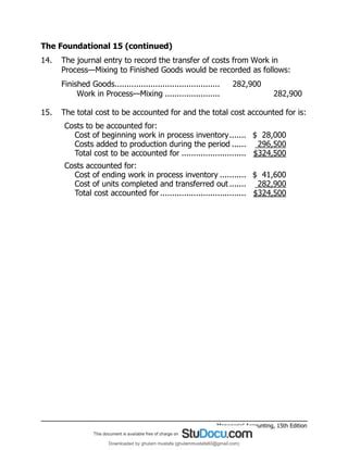 managerial accounting foundational 15 ch 7 answers