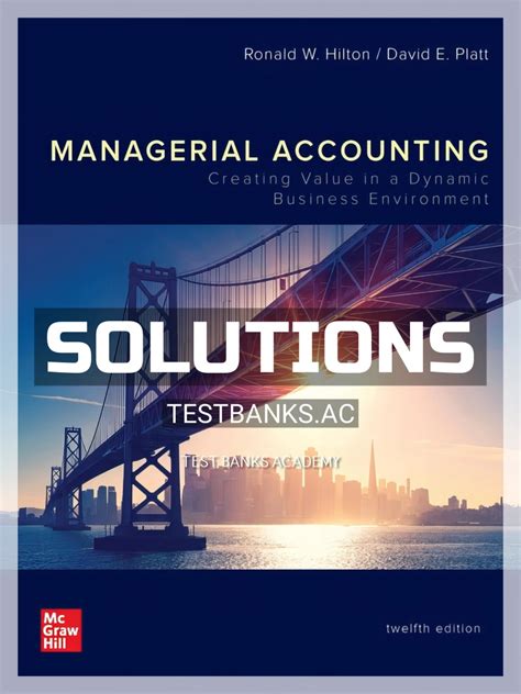 Managerial Accounting Solutions