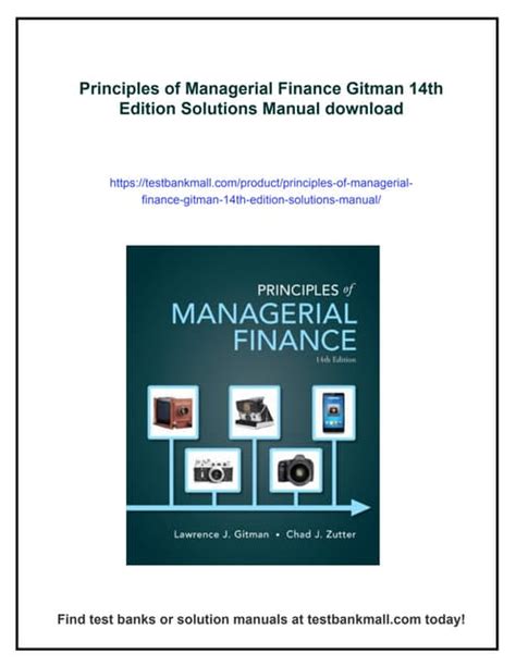 Managerial Finance By Gitman 13 Edition