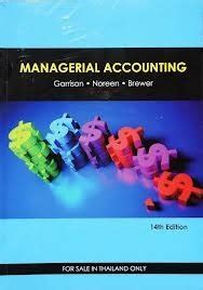 Download Managerial Accounting 14Th Edition Garrison Chapter 1 