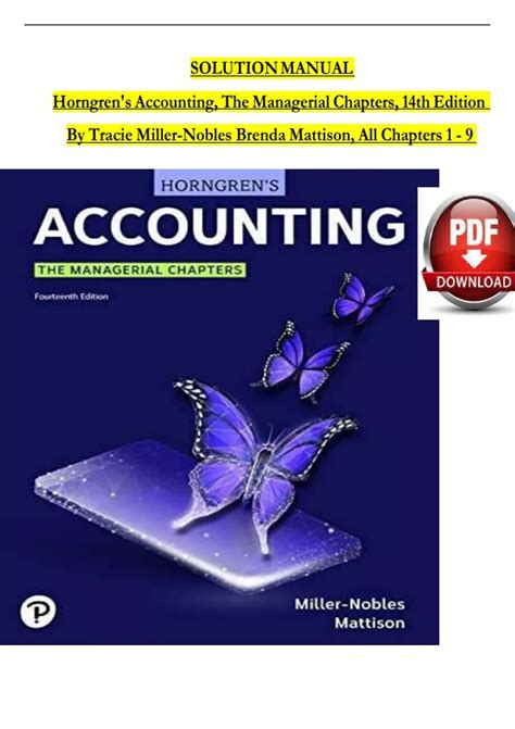 Read Online Managerial Accounting 14Th Edition Problem 11E 