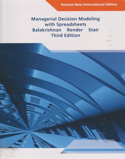 Read Managerial Decision Modeling With Spreadsheets 