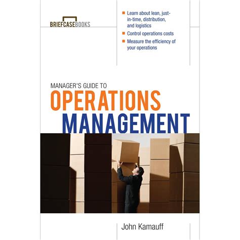 Download Managers Guide To Operations Management Briefcase Books Paperback 