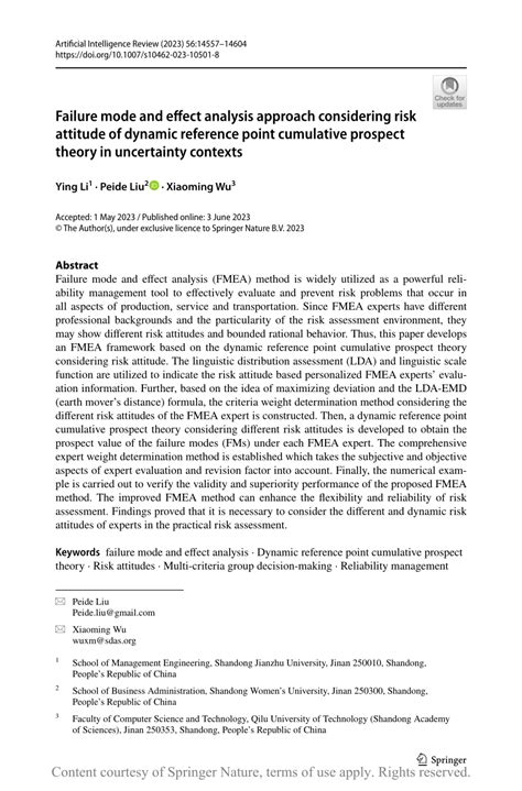 Managing Dynamic Contexts Using Failure Driven Stochastic