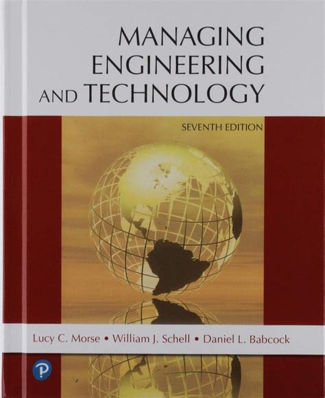 Managing Engineering And Technology By Babcock Morse