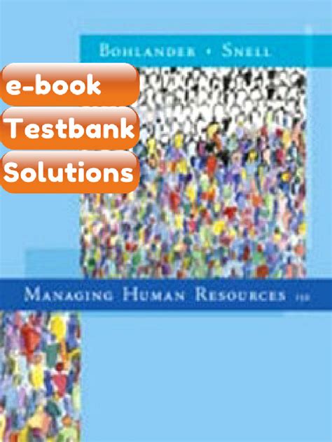 Managing Human Resources 15th Edition Bohlander
