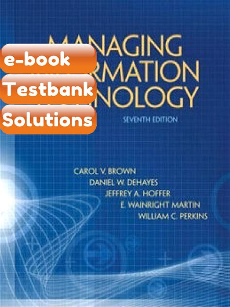 Managing Information Technology Brown Questions