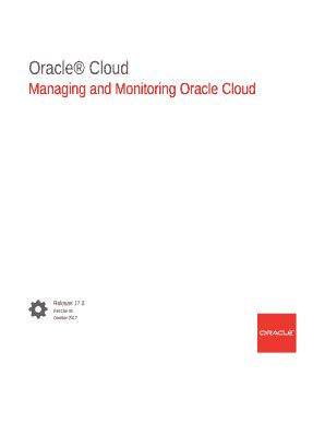 Download Managing And Monitoring Oracle Cloud 
