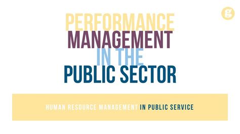 Read Managing Performance In The Public Sector 