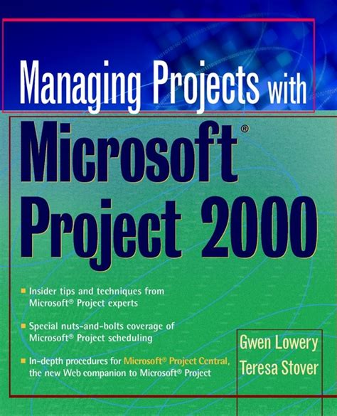 Full Download Managing Projects With Microsoft Project 2000 