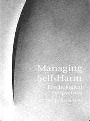 Read Managing Self Harm Psychological Perspectives 