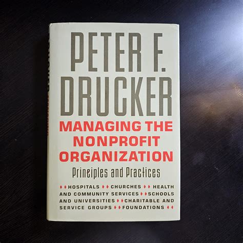 Download Managing The Non Profit Organization Principles And Practices Peter F Drucker 