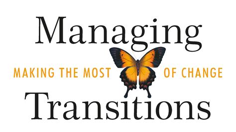 Read Online Managing Transitions Making The Most Of Change 