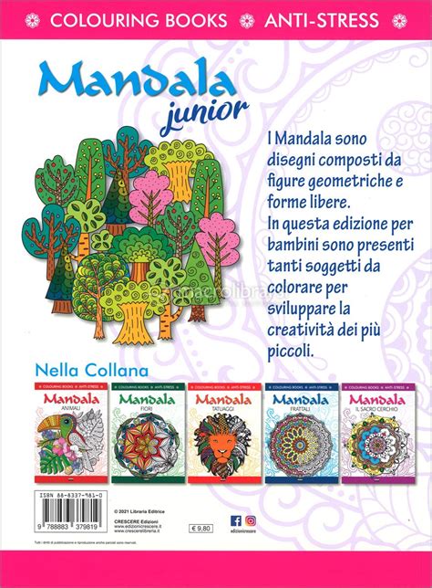 mandala junior libro di mandala da colorare per b