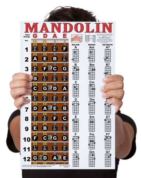 Mandolin Fretboard Chart