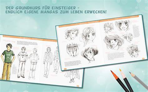 manga step by step einzigartiger basiskurs shojos