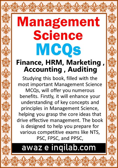 Mangement Science Factor