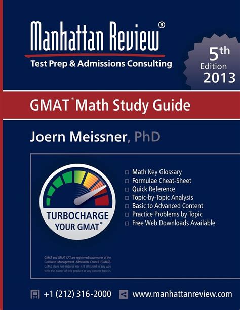 Manhattan Review Gmat Math Study Guide 5th Edition
