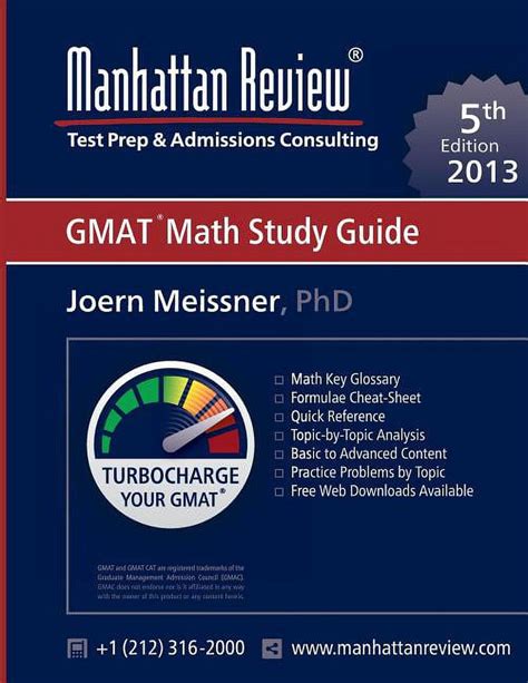 Read Online Manhattan Review Gmat Math Study Guide 5Th Edition 