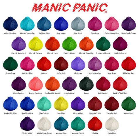 manic panic colors