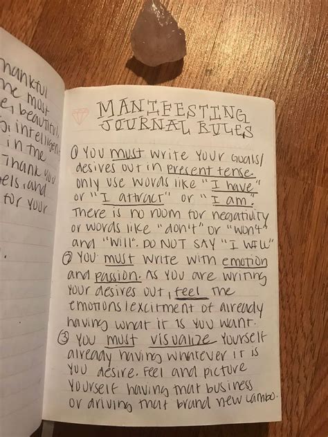 manifestation scriptting examples Google Search Spiritual journals