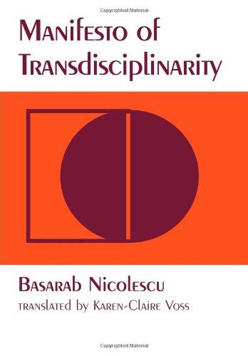 Full Download Manifesto Of Transdisciplinarity Suny Series In Western 