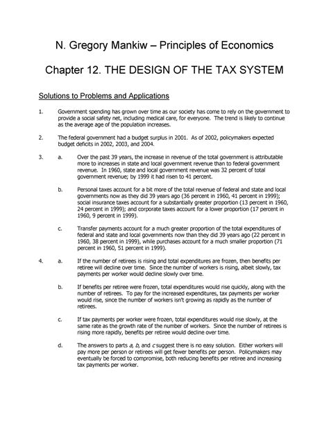 Download Mankiw Chapter 12 Answers 
