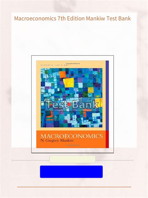 Download Mankiw Macroeconomics 7Th Edition Answers 