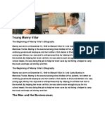 manny villar biography summary rubric