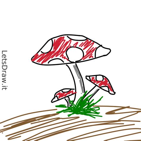 mantar çizimi /  / LetsDrawIt.