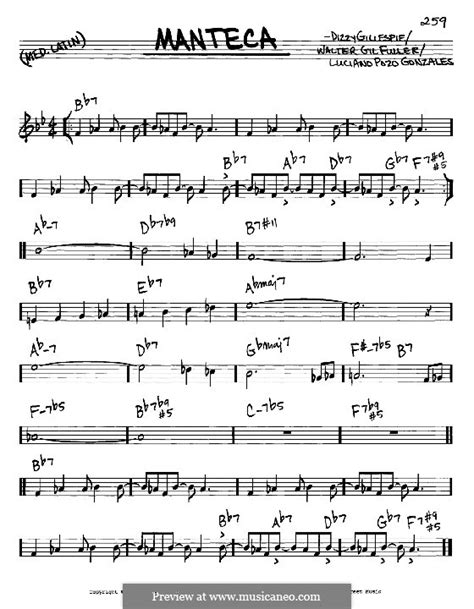 manteca lead sheet
