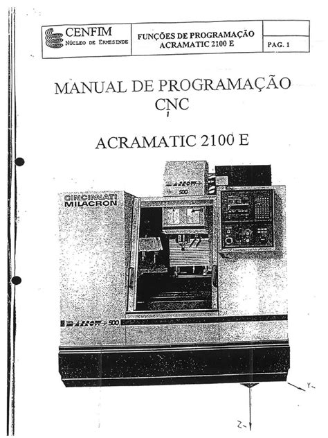 Manual Acramatic 2100